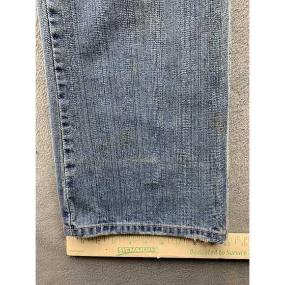 Vtg Levi’s 527 Men’s Denim Jeans Low Boot Cut Blue Distressed Size 36X34 - Picture 7 of 16